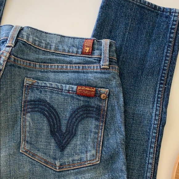 7 For All Mankind Hefner Skinny Stretch Straight Leg jeans - Picture 2 of 7